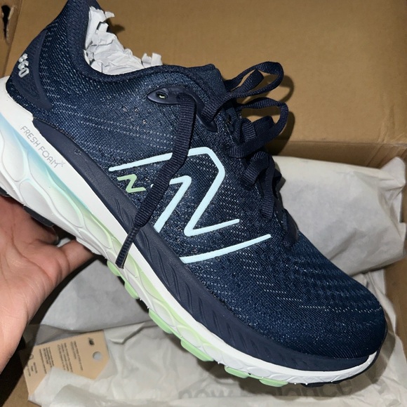 New Balance Navy Fresh Foam X 860v13 Running Shoes - Picture 2 of 8